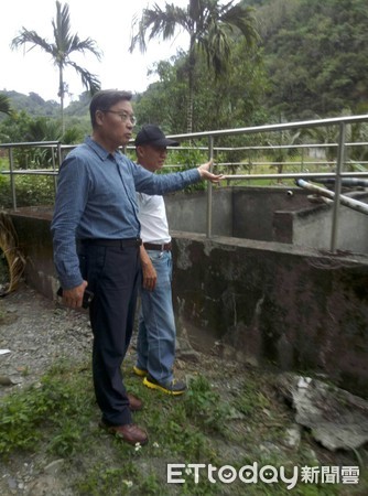 台灣自來水公司李慶興處長表示，水公司斥資510萬元辦理無自來水地區供水改善工程，規劃以延管加壓方式，提供自來水給富山部落。（圖／台灣自來水公司提供）
