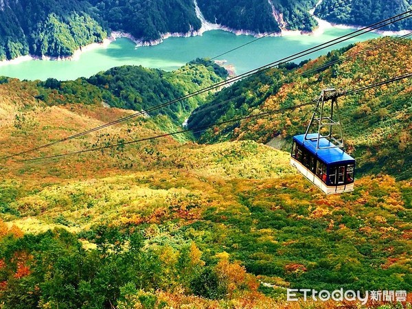 ▲▼立山黑部紅葉，黑部立山紅葉，大觀峰。（圖／記者蔡玟君攝）