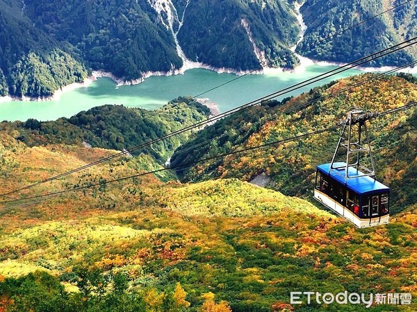 ▲▼立山黑部紅葉，黑部立山紅葉，大觀峰。（圖／記者蔡玟君攝）