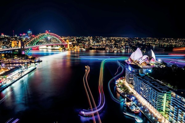 繽紛雪梨燈光音樂節（Vivid Sydney）（圖／酷遊天提供）