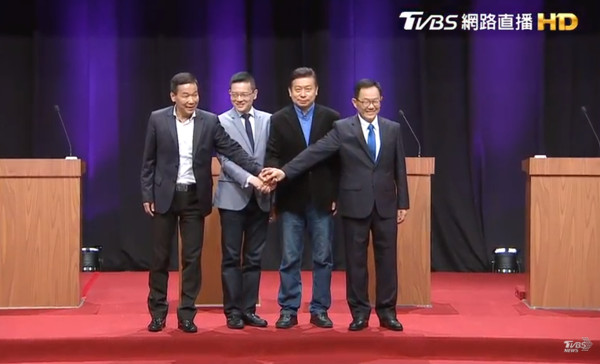 ▲▼國民黨台北市長電視辯論。（圖／翻攝網路直播）