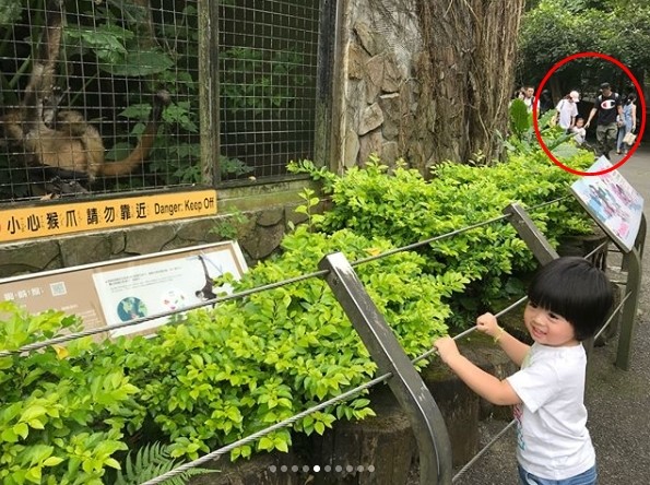 ▲▼林志穎雙胞胎兒也在動物園。（圖／翻攝自陳若儀Instagram）