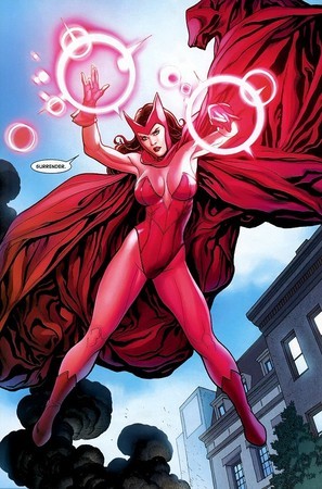 ▲緋紅女巫在漫畫中的服裝更性感、裸露。（圖／翻攝自網路） 