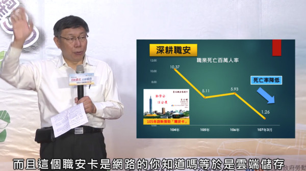 ▲▼柯文哲稱正確的勞動教育要從小做起。（圖／翻攝自柯文哲臉書）