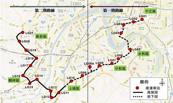 ▲▼捷運萬大線。（圖／交通部提供）