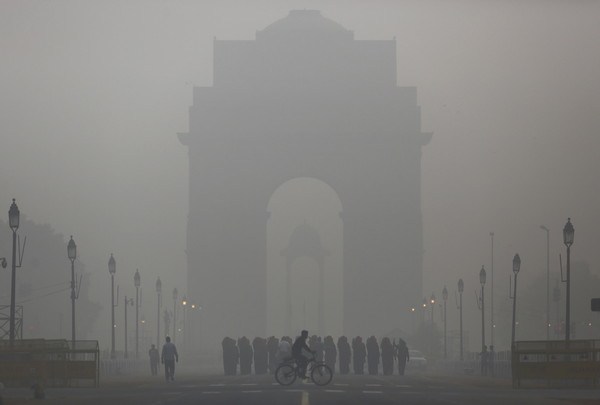 ▲▼ 印度,空汙,空氣汙染。（圖／路透）