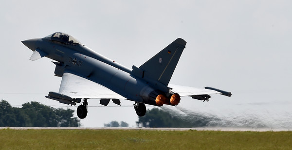 ▲▼颱風戰鬥機（Eurofighter Typhoon）。（圖／達志影像／美聯社）