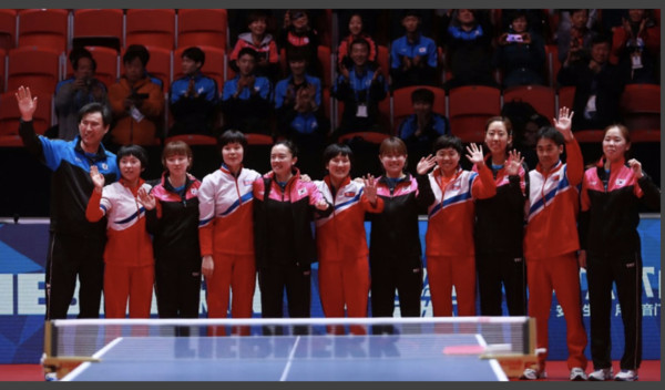 ▲南北韓世桌賽組女團。（圖／翻攝自ITTF官網）