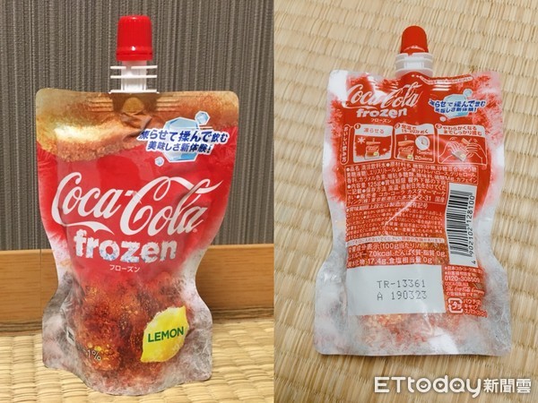 ▲日本推出「袋裝可樂冰沙」（圖／讀者提供）
