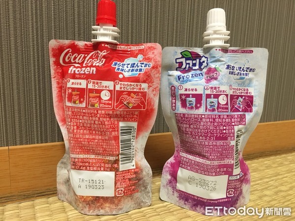 ▲日本推出「袋裝可樂冰沙」（圖／讀者提供）