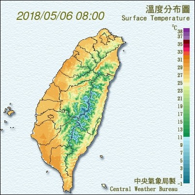 ▲20180506。（圖／中央氣象局）