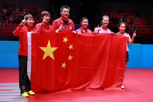 ▲中國桌球女團摘冠。（圖／取自ITTF）