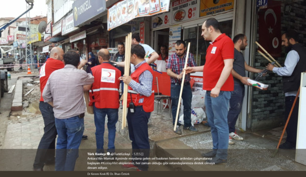 ▲▼ 土耳其大暴雨，紅十字會與紅新月會國際聯合會。（圖／翻攝自@TurkKizilayi twitter）