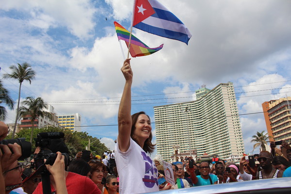 ▲古巴前總統的女兒、現任國會議員瑪麗拉（Mariela Castro）。（圖／達志影像／美聯社）