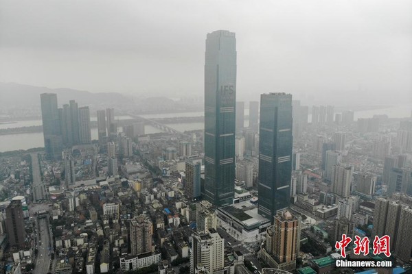 ▲▼湖南第一高樓建成開業主塔樓高452米             。（圖／翻攝自中新網）