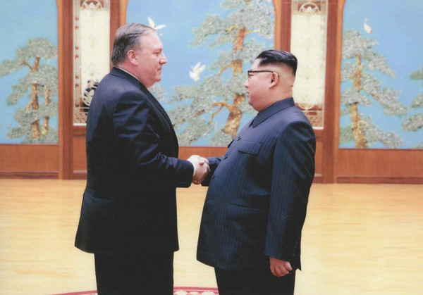 ▲蓬佩奧（Mike Pompeo）上任國務卿之前曾與北韓領導人金正恩會面。（圖／路透社）