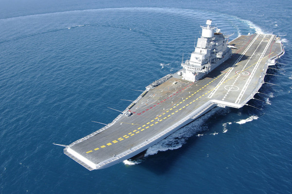▲▼印度海軍超日王號航空母艦（INS Vikramaditya）。（圖／翻攝自維基百科）