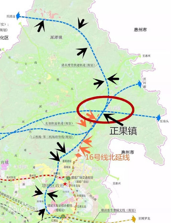 ▲▼廣州第二國際機場預計在正果鎮設立。（圖／翻攝自百度百科）
