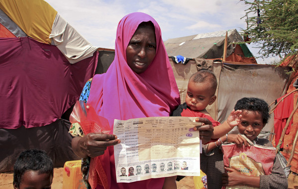 東非國家索馬利亞（Somalia）婦女。（圖／美聯社／達志影像）