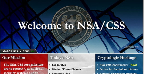 美國國安局監控權力之大，形同明朝的東廠。圖為國安局的官網。(圖／取自NSA官網)