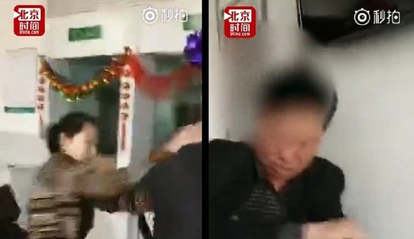 色局長利用職權猥褻還恐嚇　女下屬爆氣撂人圍毆。（圖／翻攝自北京時間視頻的秒拍）