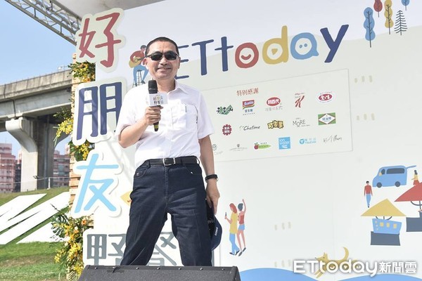 ▲侯友宜出席《ETtoday新聞雲》舉辦的好朋友野餐日。（圖／記者李毓康攝）