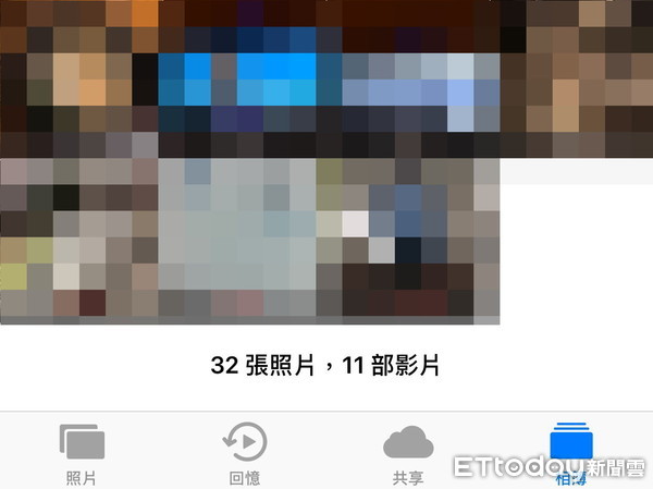 iPhone最近刪除相簿。（圖／ETtoday新聞雲）