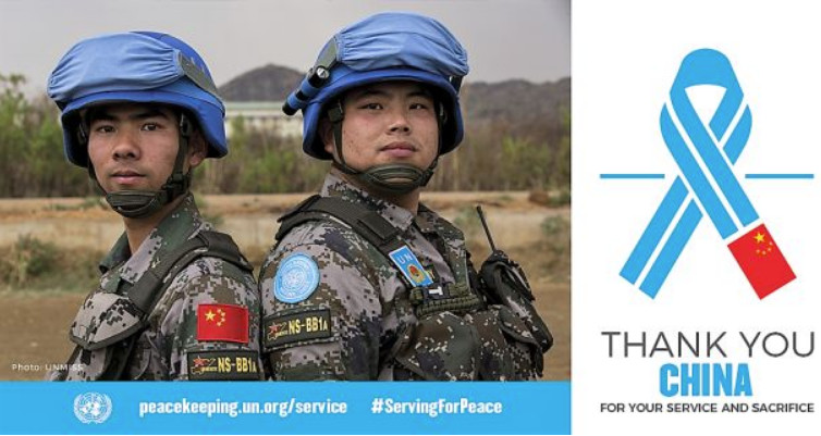 ▲▼聯合國發布一系列照片，感謝中國在維和行動中的付出。（圖／翻攝自聯合國官網）
