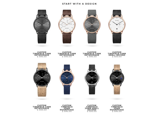 ▲全新客製化腕錶品牌BAUME（圖／翻攝自www.baumewatches.com）