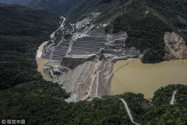 ▲▼哥倫比亞豪雨不斷，導致伊團戈水壩（Hidroituango dam）被破壞。（圖／CFP） 
