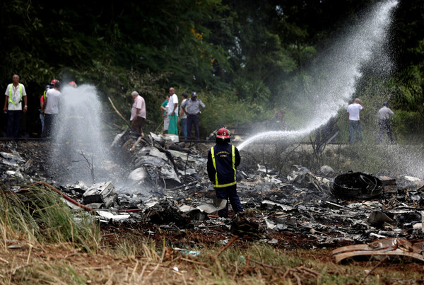 ▲古巴航空波音737上個月墜毀古巴哈瓦納機場附近。（圖／路透社）
