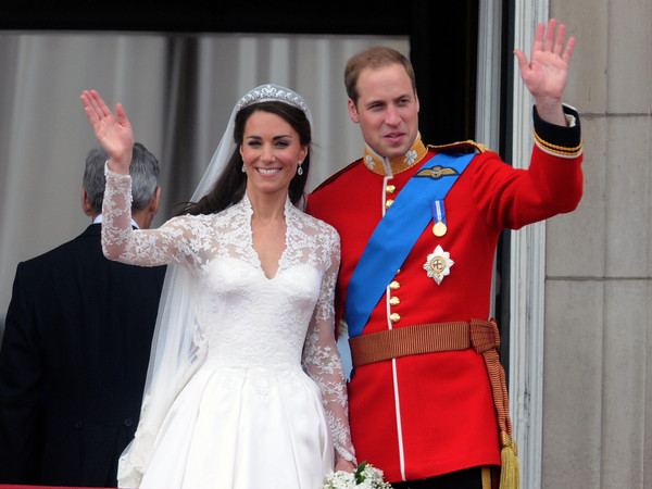 ▲凱特王妃,Kate Middleton：Alexander McQueen婚紗。（圖／達志影像）