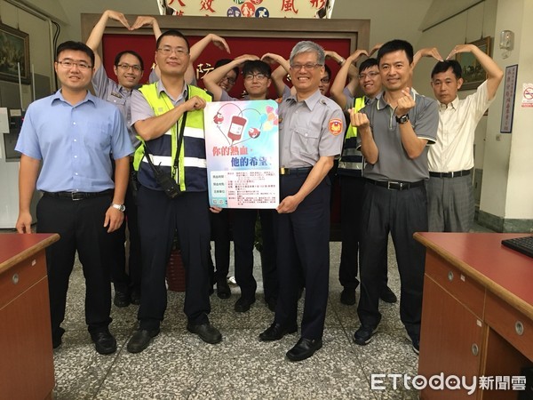 ▲台南市永康分局5月25日，特舉辦捐血活動，讓全體員警及社會大眾共同體認「捐血有愛、健康無礙」的意義，並傳送愛心給有需要幫助的人。（圖／警方提供）