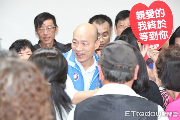 ▲對於接下來的高雄市長大選，韓國瑜希望和陳其邁有一場清白、乾淨的選舉，一切奥步都停止，讓今年高雄市長選舉，成為台灣民主及地方自治史上一場典範。（圖／記者宋德威攝）