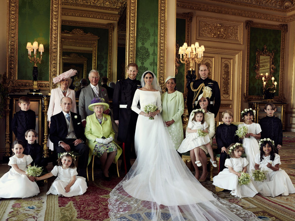 ▲▼王室婚禮官方照片出爐，哈利梅根婚禮。（圖／路透社）