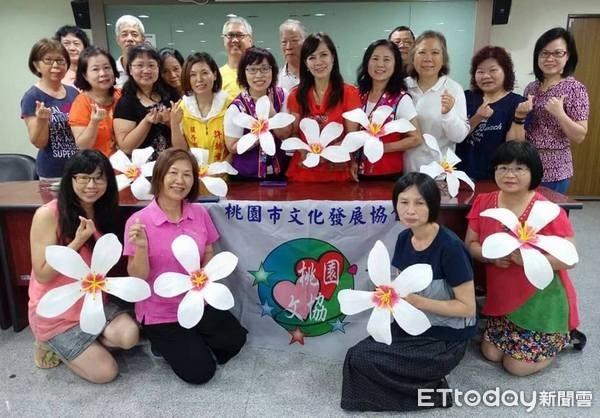 ▲2018桃園市大園區繽紛客藝桐花祭，5月27日在大園河濱公園展開。（圖／吳秋蘭提供）