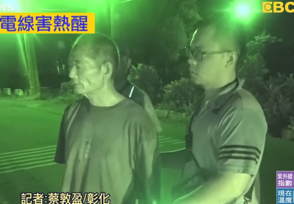 ▲▼彰化67歲老翁偷電線，害當地住戶沒冷氣吹被熱醒。（圖／東森新聞）