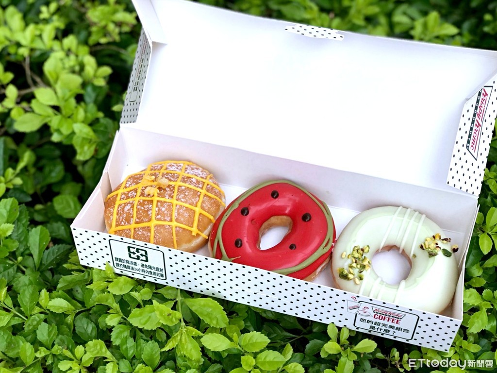 ▲Krispy Kreme夏季新品（圖／記者徐恩樂攝）