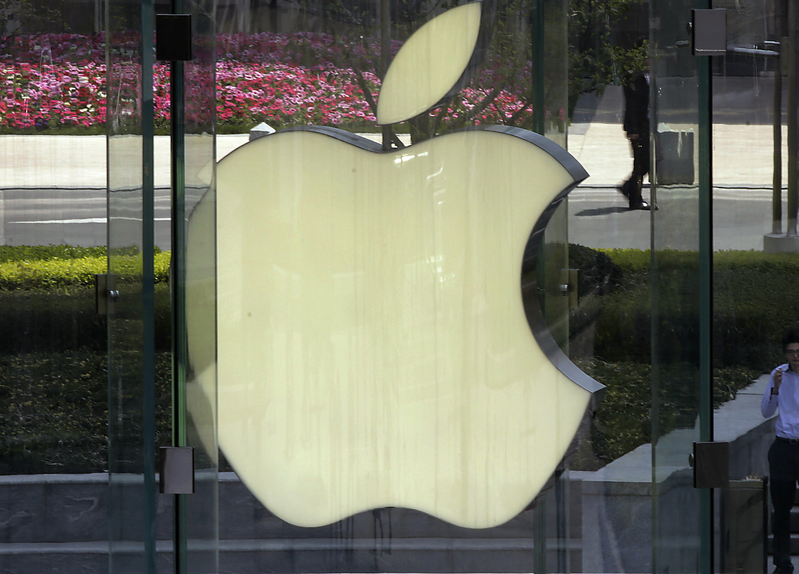 2013年4日，大陸上海蘋果公司大門