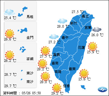 ▲20180526。（圖／中央氣象局）