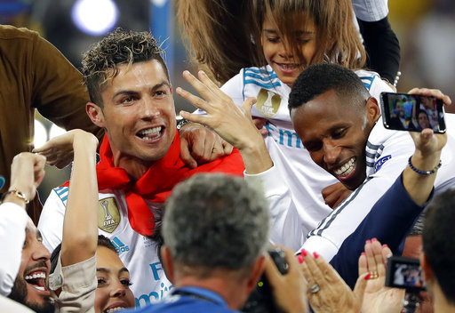 ▲皇馬歐冠封王照片，Gareth Bale，Cristiano Ronaldo 。（圖／達志影像／美聯社）