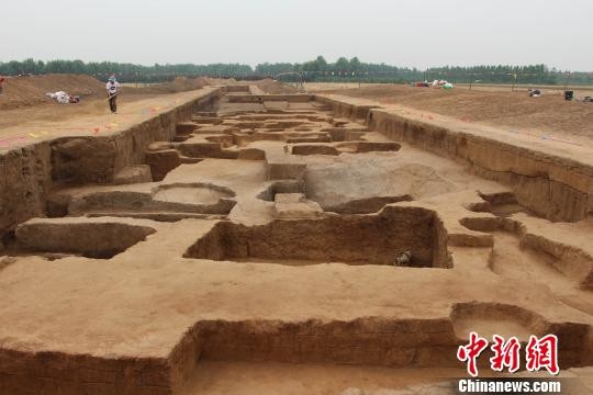 ▲▼山東焦家遺址考古工地現場圖             。（圖／翻攝自中新網）