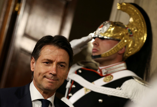 ▲▼ 義大利準總理孔蒂（Giuseppe Conte）27日宣布放棄籌組新政府，還沒上任就先遞出辭呈。（圖／路透社）