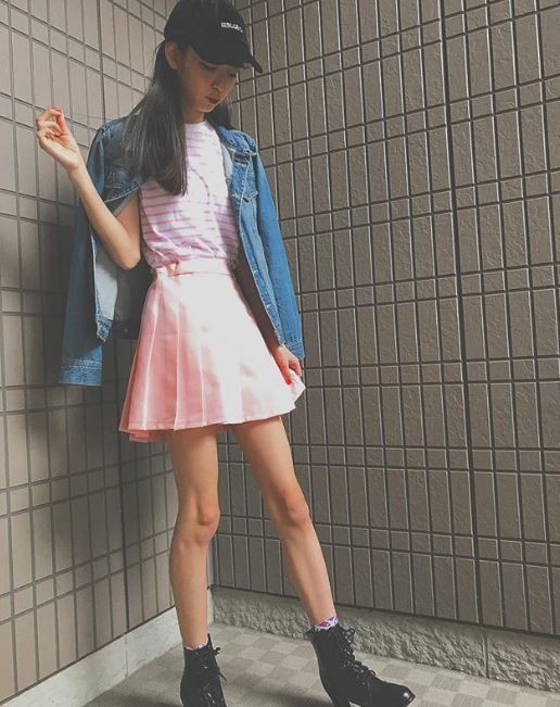 ▲日本小學生夏目璃乃身高174公分，意外引起台灣網友討論。（圖／翻攝自Instagram／natsume_rino）