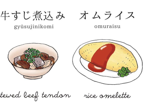 ▲超實用日本美食圖解卡（圖／翻攝自nihongo_flashcards Instagram）