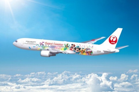 ▲▼日本航空東京迪士尼35週年彩繪機。（圖／翻攝自日本航空官網）