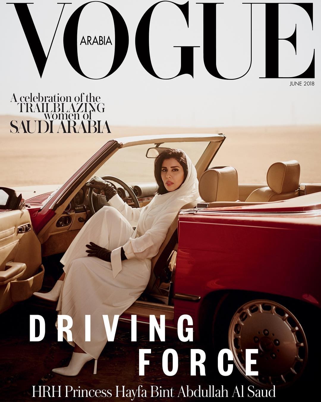 ▲▼沙烏地阿拉伯公主海法（Hayfa Bint Abdullah Al Saud）替Vouge雜誌拍攝照片。（圖／翻攝自IG／voguearabia）