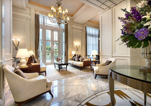 ▲▼新加坡富麗敦酒店總統套房。（圖／翻攝自富麗敦酒店網站）