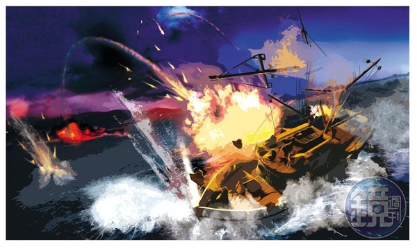 船難漂流：炮彈擊中朱秀華逃難船隻，她在海上漂流好幾天才到台西外海。