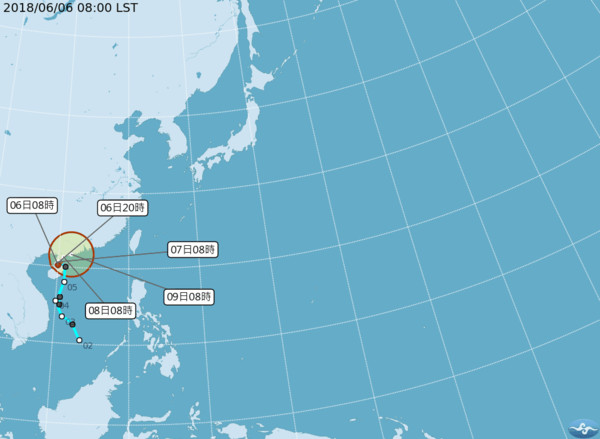 颱風。（圖／氣象局）